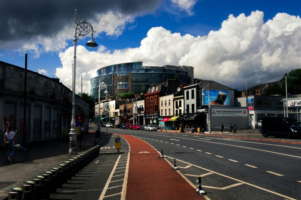 Emergency vehicle recovery on coastal road in County Sligo